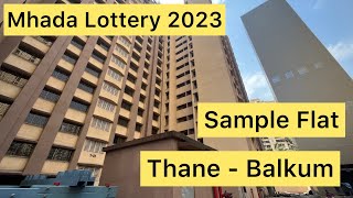 Mhada Lottery 2023 Sample flat  Thane  Balkum [upl. by Ailesor]