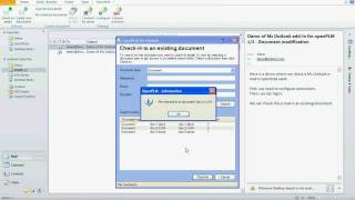 openPLM demo  Ms Outlook interface [upl. by Haissem]