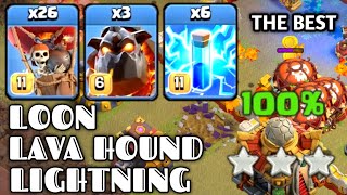 WOW LAVALOON SPAM UNSTOPPABLE Best Th16 Attack Strategy  Clash Of Clans [upl. by Anyrb215]