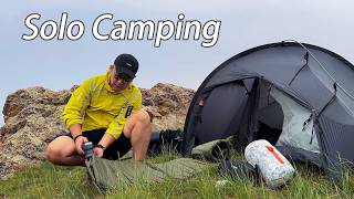 Camping Alone in the Alpine Grassland｜NORTENT｜OUTASK｜camping relaxing [upl. by Eelanej]