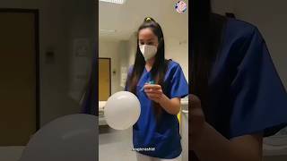 Needle 💉 balloon 🎈 magic trick 😮🤯 trending shortvideo magic [upl. by Marven768]