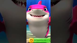 Baby Shark Doo Doo Doo  Mommy shark  Daddy shark do do do  Grandma shark song shorts kids [upl. by Kerry]