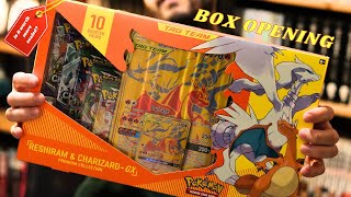 Opening a Reshiram amp Charizard GX Premium Collection box in 2023 Will it Pay Off [upl. by Hsu778]