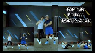 12 Minutes Home amp Gym Workout TABATA tabataworkout homeworkout beactiveathome viralvideo [upl. by Khano795]