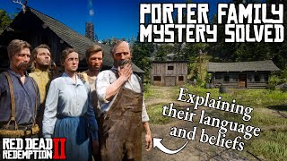 Porter Family Mystery Solved And Explained Red Dead Redemption 2 [upl. by Marijane]