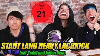 Stadt Land Lachkick mit Taddl und Julien Bam sehr sehr asozial Vorsicht bitte ok [upl. by Charissa]