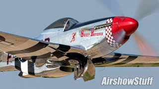 HUGE Gathering of P51 Mustangs  Sounds of WWII  EAA AirVenture Oshkosh 2019 [upl. by Rickert]