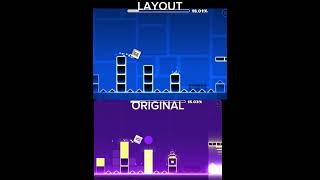 Back On DashORIGINAL VS LAYOUT GD EVENT LEVEL gd eventlevel geometrydash ihadastoketypingthis [upl. by Anirahc]