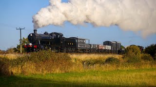 GWR 3850 Toddington to Cheltenham Goods Didbrook 271024 [upl. by Owiat]