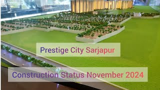 Prestige City l Sarjapur l West Gate Entry l Construction status November 2024 l Bangalore l [upl. by Yelraf792]