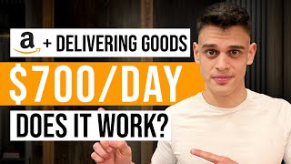 How To Make Money Delivering Goods For Amazon In 2024 Step By Step [upl. by Jandy]