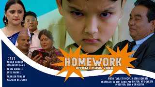 Homework  Official Music Video by Ratan Devkota ftArbien Khadka Jayananda Lama amp Bhima Mainali [upl. by Shelburne]