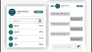 Real time chat application in php and MySQL  phpproject  web development tutorial  code blurry [upl. by Sehcaep]