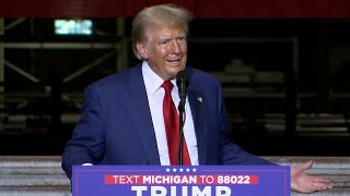 Donald Trump gives full speech at rally in Potterville MI Aug 29 2024 [upl. by Glover]