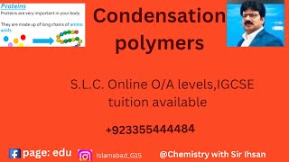 condensation polymersfuseschool [upl. by Aneleiram]