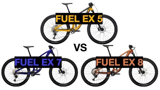 2023 Trek Fuel EX 5 vs 7 vs 8 Gen 6 What’s The Difference [upl. by Edmonda]