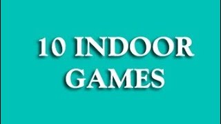 10 indoor games names English to Hindi [upl. by Ever805]