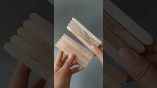 Popsicle stick crafts childrens DIY handicrafts kindergarten parentchild crafts wastetotr [upl. by Aneeh525]