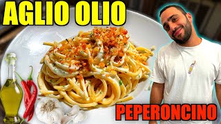 AGLIO OLIO E PEPERONCINO ALLA CHEF RUBEN 🌶️ [upl. by Ahsinahs]