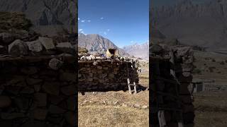 Sunsan pahadon ma mojood sab sy purana gawon 367 year old shepherds alone stone house in mountain [upl. by Ytsirt603]