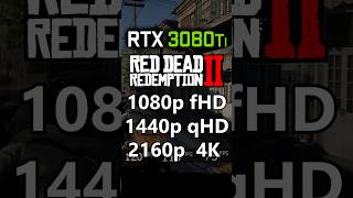 Red Dead Redemption 2  RTX 3080 Ti  1080p vs 1440p vs 2160p 4K [upl. by Edris]