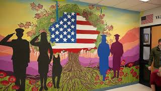 FDU Veterans Mural Ceremony 2024 [upl. by Ragg]