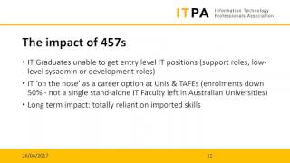 The impact of changes to the 457 skilled visa system in Australia [upl. by Genny]