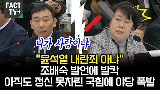 quot윤석열 내란죄 아냐quot 조배숙 발언에 발칵아직도 정신 못차린 국힘에 야당 폭발 [upl. by Etep]