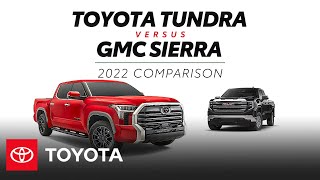 2022 Toyota Tundra vs 2022 GMC Sierra  Toyota [upl. by Norbel]