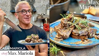 CONIGLIO ALLA LIGURE in Bianco con Olive Taggiasche  Ricetta Tradizionale di Chef Max Mariola [upl. by Keisling]