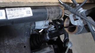 2x4 Method of removing a Volkswagen front strut part 1 [upl. by Euell]