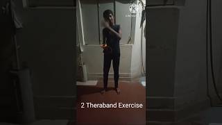 Theraband exercise for cricketerscricket videoviral videoyoutube 🎯🏏 [upl. by Einor]