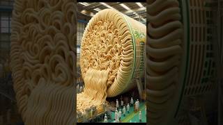 Instant Noodles Factory Process noodles manufacturing process factory shorts [upl. by Agler]