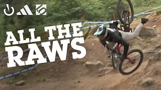 ALL THE RAWS  Downhill Mountain Bike World Cup Racing 2022 [upl. by Aicnarf93]