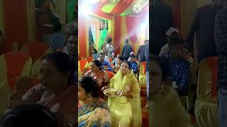 स्वागत समारोह नीलाभ और श्रुति धनबाद 💐💐 Reception Party At Dhanbad 💫💫shorts viral neelabhshruti [upl. by Ayekin]