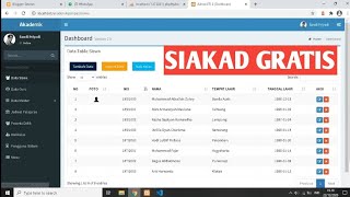 Source Code Sistem Informasi Akademik Sekolah SIAKAD Gratis [upl. by Wsan]