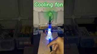 DIY amazing motor fan🤩 induction motor brushless DC electric motor shorts DC air conditioner fan [upl. by Atekehs415]