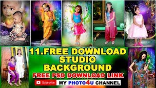 FREE download Studio Background Psd File 2018 pack2 by photo4u [upl. by Leuneb821]