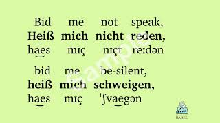 Franz Schubert  Lied der Mignon Heiß mich nicht reden D 877 no 2 [upl. by Tobit]