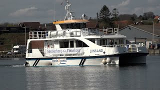 På færgefart mellem Flensborg og Sønderborg [upl. by Soalokcin72]