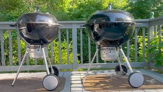 Weber Kettle 26inch Review  Comparing the 26inch Weber Kettle to the 22inch [upl. by Aipotu]