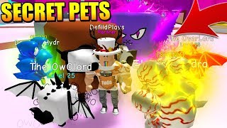 ALL SECRET PETS OWOLORD DOGCAT LEVIATHAN AND OVERLORD IN BUBBLE GUM SIMULATOR Roblox [upl. by Netsrek]