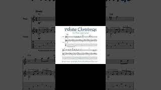 White Christmas Short flute and guitar [upl. by Graham]