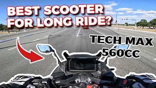 2023 TMAX TechMax 1st Long Ride Review  Malossi Full System Exhaust [upl. by Ajnin]