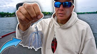 Fishing HUGE SpinnerBaits for HUGE Northern Pike  Summer Pike Fishing [upl. by Erdried]