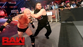 Gillberg returns to WWE Raw Feb 13 2017 [upl. by Weigle]