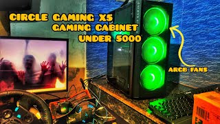 Unboxing of CIRCLE GAMING ELIMINATOR X5 gaming cabinet thegamerguy007 [upl. by Ahsinoj]