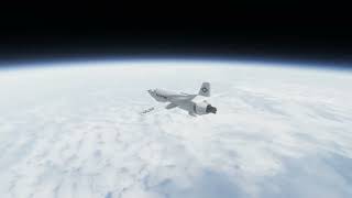 KSP RP1RSSRO 19530518 X rocket plane 50km altitude contract [upl. by Cris]