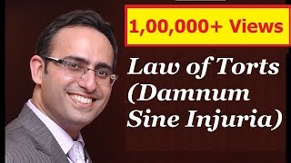 Law of Torts Video1 Damnum Sine Injuria [upl. by Leahcimnoj]