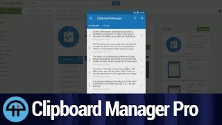 Clipboard Manager Pro for Android [upl. by Calvina299]